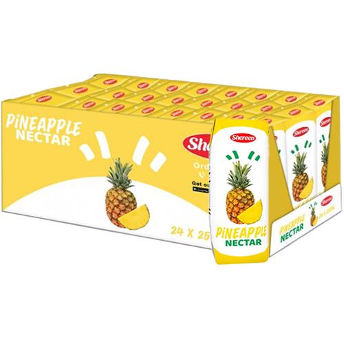 Shereen Pineapple Nectar Juice 250ml 24Pcs