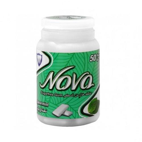 Nova Sugar Free Chewing Gum With Mint Flavor 70g 50Pcs