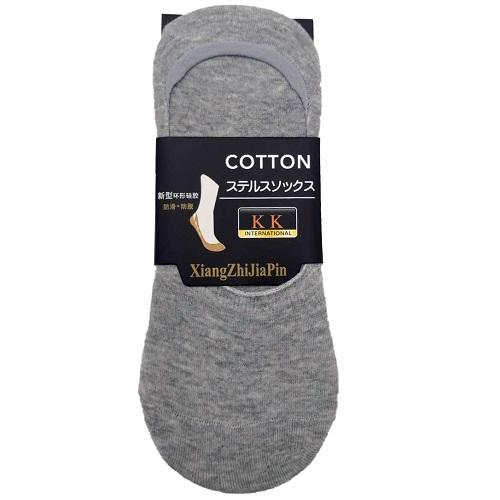 Women's Socks Heels Gray 3Pcs