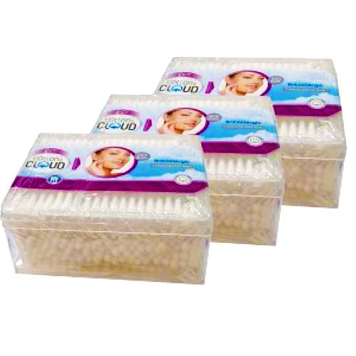 lady Cotton Buds 200Buds 3Pcs