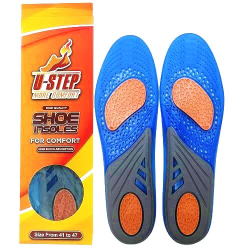 U Step More Comfort Shoe Insoles for Comfort from41to47