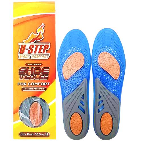 U Step More Comfort Shoe Insoles for comfort from 35.5to42