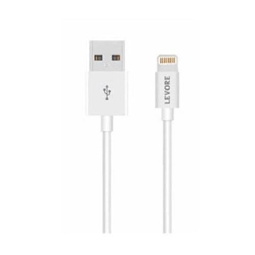 ليفوري كابل USB A الى لايتنينج بطول 6اقدام PVC الابيض رقم.16024