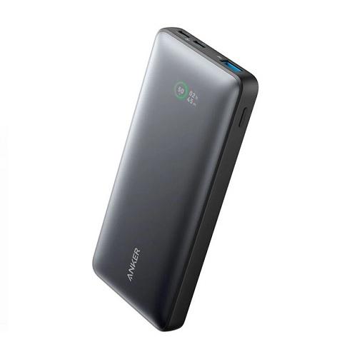 انكر533 باور كور باور بانك 10000مللي امبير 25واط بتقنية PD موزدوج المنافذ Type C ومنفذ USB اسود رقم.16032