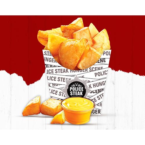 بطاط فريش مع صوص جبن