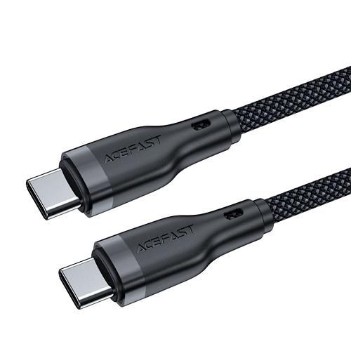 ايس فاست C8-03 كابل بيانات وشاحن Type C الى Type C اسود رقم.15885