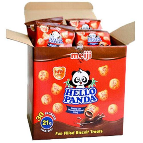 Meiji Hello Panda Chocolate Biscuits 21g 30Pcs