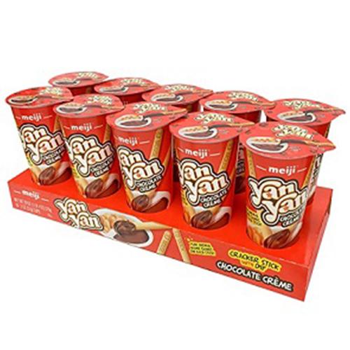 Meiji Yan Yan Chocolate Cream Dip 50g 10Pcs