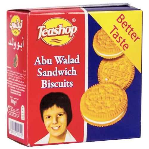 Abu Walad Vanilla Flavor Cream Biscuits 90g