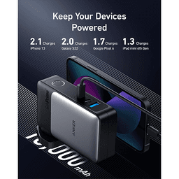 Anker 733 2in1 Power Bank 10000mAh and Wall Charger 65W with Daul Port Type C and Port USB No.14434