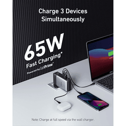 Anker 733 2in1 Power Bank 10000mAh and Wall Charger 65W with Daul Port Type C and Port USB No.14434