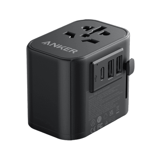 انكر 312 محول السفر 30واط مزدوج منافذ USB ومنفذ Type C اسود رقم.14817