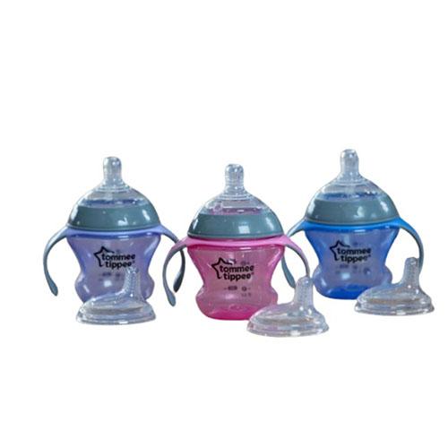 Tommee Tippee Transition cup from4to7Months150ml Blue Purple and Pink Model No.TT44708587