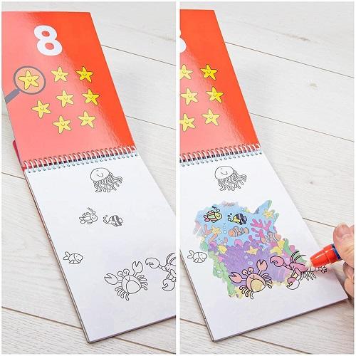 Galt Water Magic Look & Find Who's Hiding Painting Book Model No.1005038
