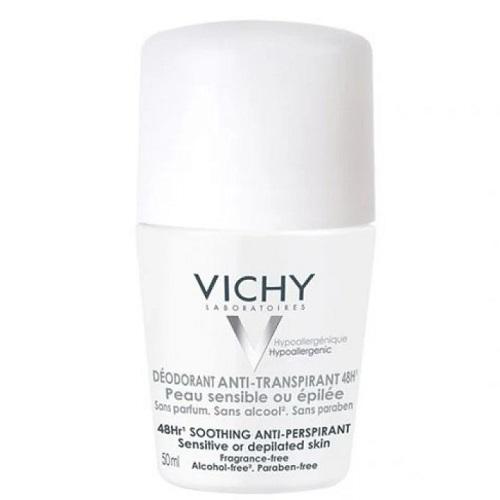 Vichy Deodorant Roll For Sensitive Skin For 48Hour 50ml