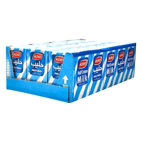 KDD Long Life Half Cream Milk 250ml 24Pcs