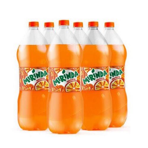 Miranda Soft Drink Orange Flavor Family Size Bottle 2.25Ltr 6Pcs