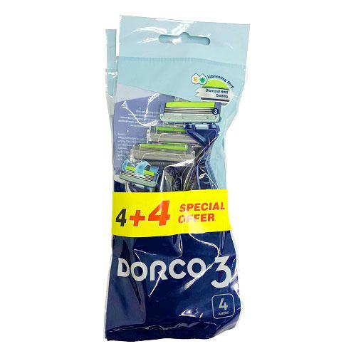 Dorco3 Razors 4+4 Free