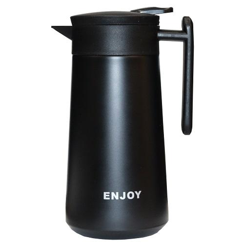 Stainless Steel Coffee Pot Black 800ml No.1556-1