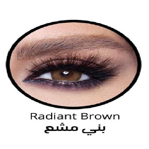 بيلا كلور كونتكت جلو عدسات لاصقة بني مشع