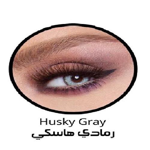 بيلا كلور كونتكت جلو عدسات لاصقة رمادي مخضر هاسكي