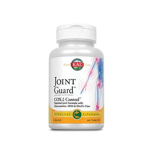 KAL Joint Guard COX 2 Control Patented Joint Formula with Glucosamine MSM & Devils Claw 60Tablets