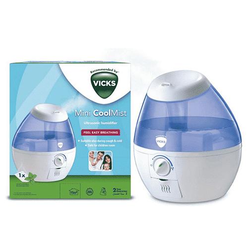 Vicks Mini Cool Mist Humidifier with Ultrasonic with 1Scented Vapopads
