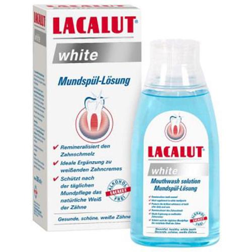 Lacalut White Mouthwash for Teeth Whitening 300ml