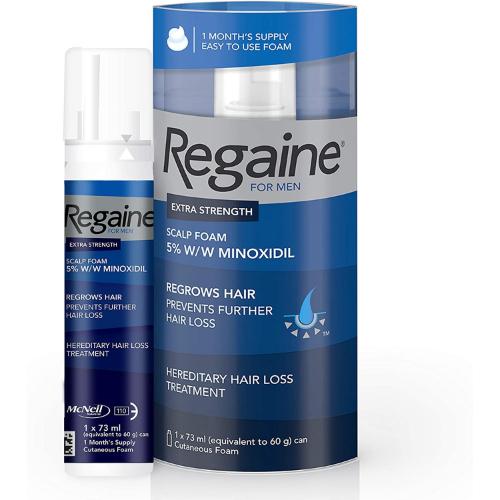 Regaine Extra Strength 5% Minoxidil Hair Foam for Men 73ml