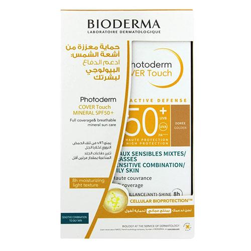 بيوديرما فوتوديرم كوفر تتش واقي شمس بمعامل حماية50+ للبشرة المختلطة الحساسة والدهنية 40مل