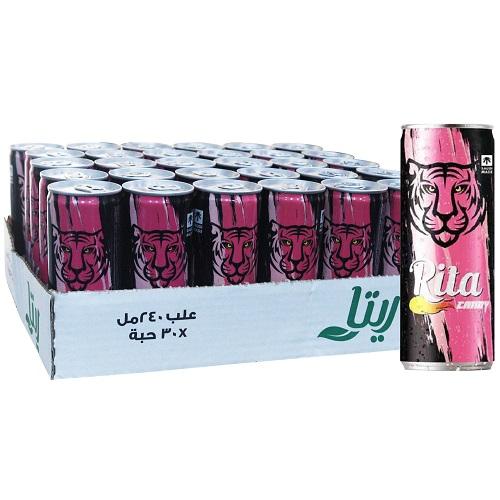 ريتا مشروب غازي بنكهة الكاندي 240مل 30حبة