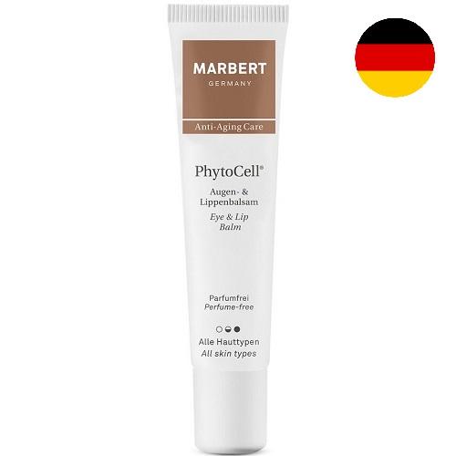 Marbert Phyto Cell Moisture Eye and Lip Balm for All Skin Types 15ml