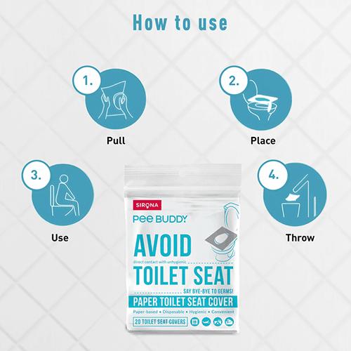 Sirona Pee Buddy Stand and Pee Portable Female Urination Device 10Pcs