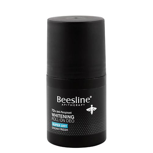 Beesline Whitening Roll on Deodorant Super Dry Silver Power Ocean Fresh for Men 50ml