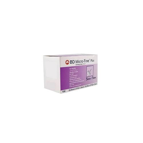 BD Micro Fine Plus Pen Needles 5mm 100Pcs