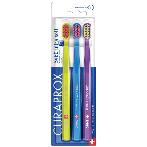 Curaprox Ultra Soft Toothbrush Different Colors 3Pcs No.5460