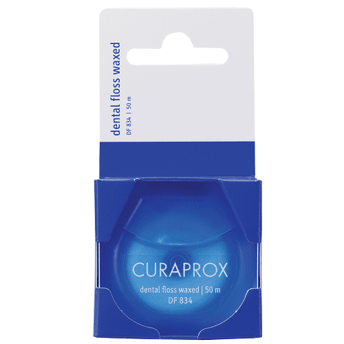 Curaprox Dental Floss Waxed with Mint Flavor 50m