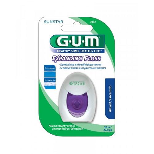 Sunstar Gum Expanding Floss Waxed Dental Floss 30m
