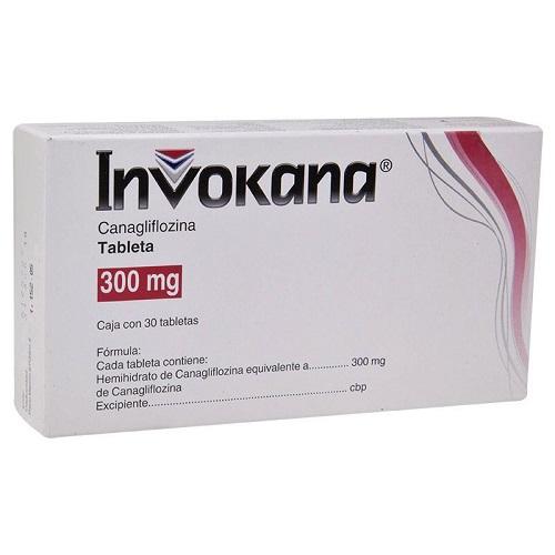 Invokana Canagliflozina Tableta 300mg 30Tablets