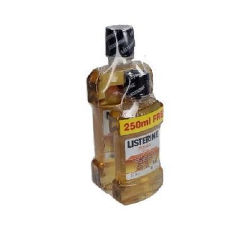 Listerine Miswak Antiseptic Mouth Wash 500ml + 250ml Free