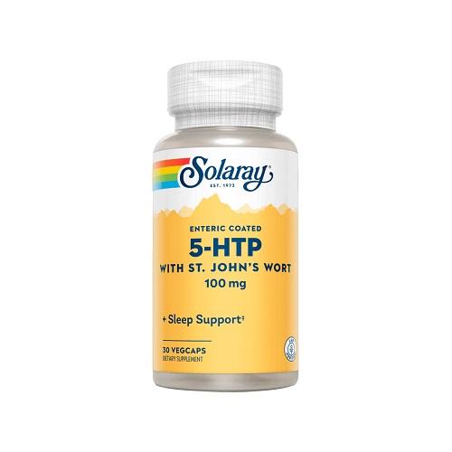 Solaray 5 HTP Promotes Relaxation and Supports Sleep 100mg 30Veg Capsules 