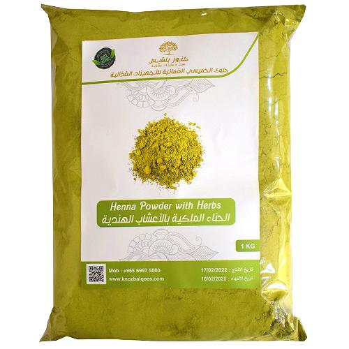Knoz Balqees Henna Powder with Herbs 1Kg