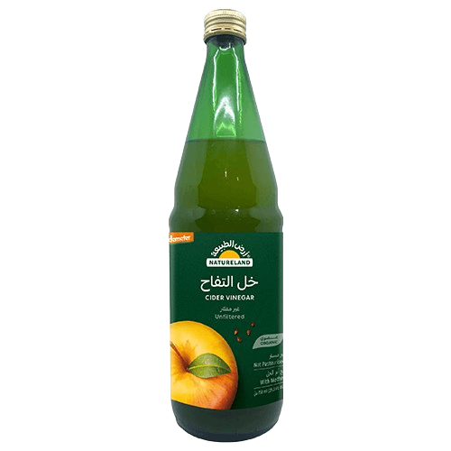 Natureland Cider Vinegar Unfiltered Organic 750ml
