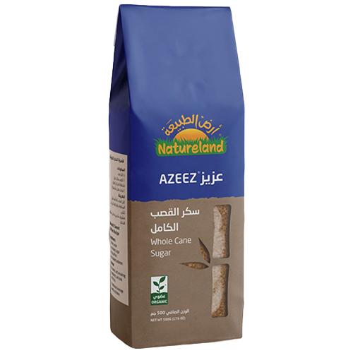 Natureland Azeez Whole Cane Sugar Organic 500g