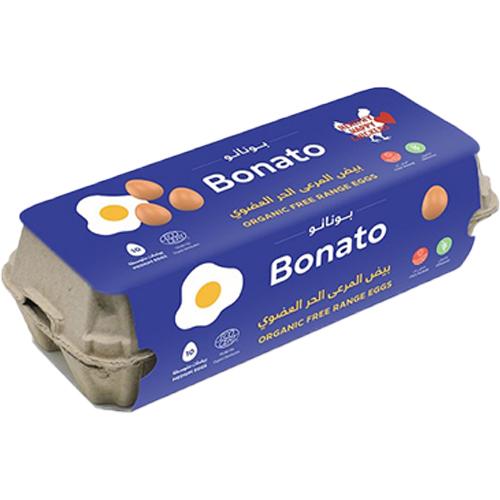 Bonato Organic Free Almaraa Eggs 10Pcs