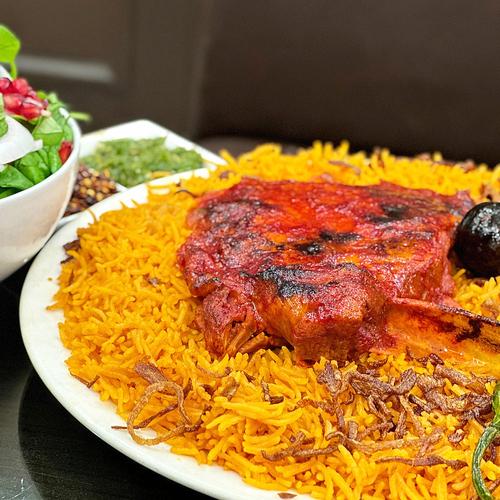 كبسة حمراء لحم نعيمي
