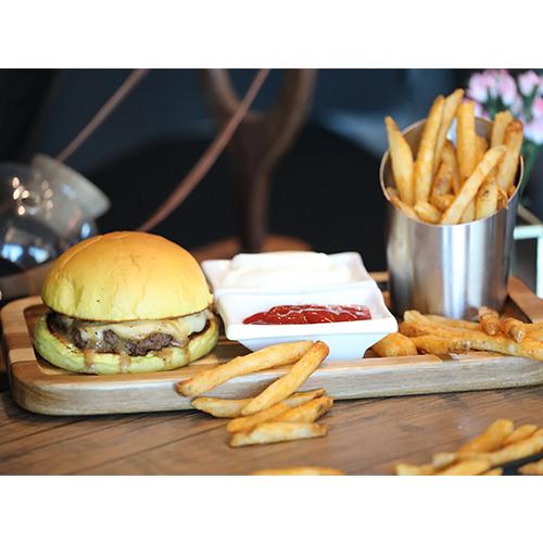Mushroom Burger Meal