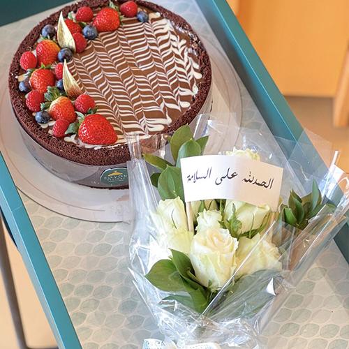 Chocolate Haven with Bouquet