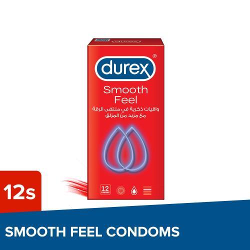 Durex Feel Smooth Condoms for Men 12Pcs