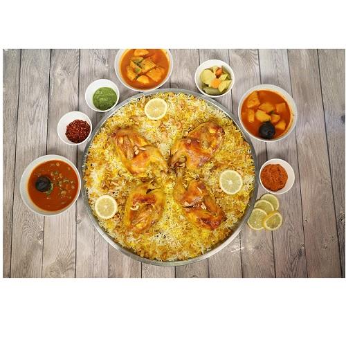 Chicken Majboos Platter Enough for 4Persons